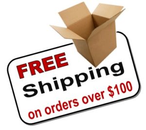 Free shipping on orders over $100